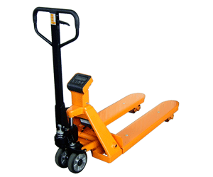 Hand Pallet Truck with Weighing Scale in Bangalore, Karnataka India